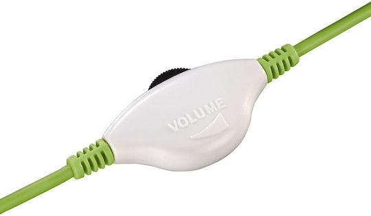 HAMA Dispersion Auf dem Ohr Multimedia-Headsets mit Mikrofon und Verbindung 3,5 mm Klinke in Grün Farbe