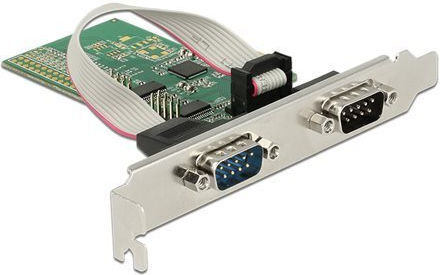 DeLock DeLock PCIe Karte Mit 4 RS232 DB9 Seriell Anschlüssen