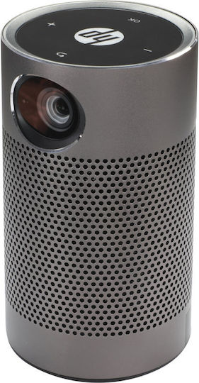 HP MP250 Mini 3D Beamer DLP Lichtquelle LED mit Wi-Fi (Eingebaut) und Eingebauten Lautsprechern