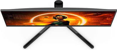 AOC U34G3XM VA HDR Gaming Monitor 34" QHD 3440x1440 144Hz με Χρόνο Απόκρισης 4ms GTG