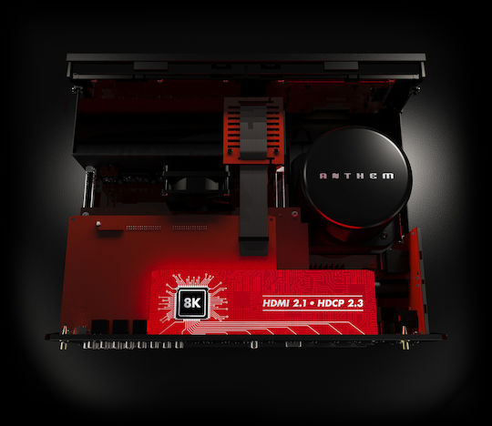 Anthem AVM-70 Усилвател Home Cinema 4K/8K с HDR и Dolby Atmos Черен