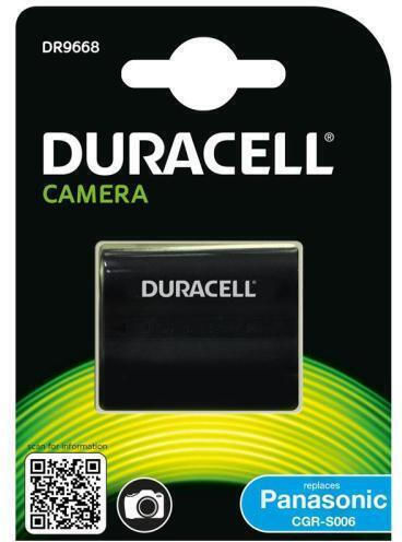 Duracell Kamera Batterie DR9668 Lithium-Ionen (Li-Ion) Kompatibel mit Panasonic