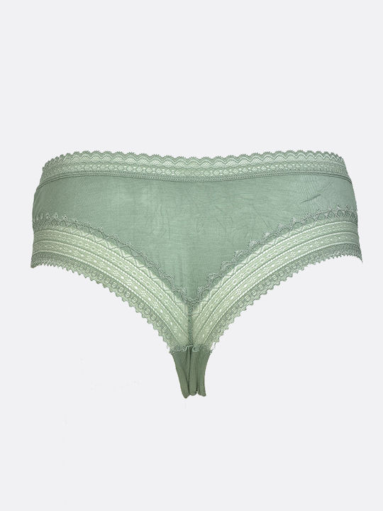 Women's Brazil 2Pack with Lace Blue/Green