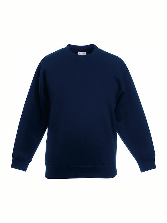 Fruit of the Loom Kids Sweatshirt Navy Blue Classic