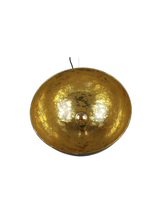 Pendant Light Black Bell with Socket E27 50x50x30cm