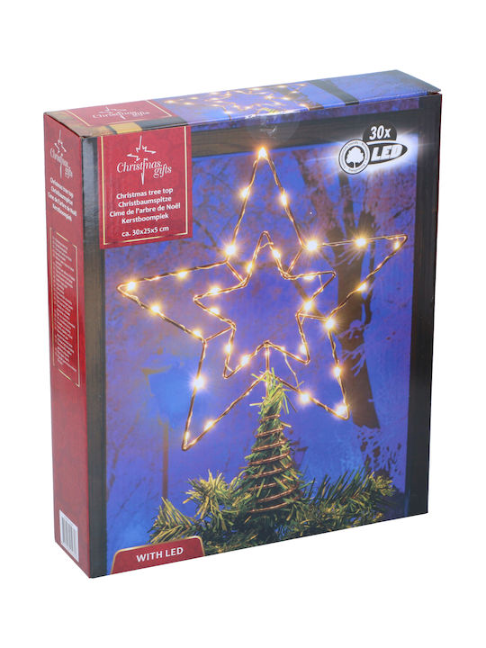 Връх Star Розово злато Осветен 30x30см.