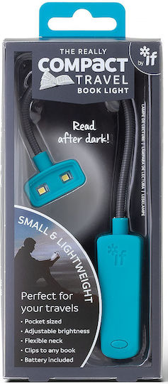 IF Really Compact Book Light LED with Clip Turquoise Turquoise
