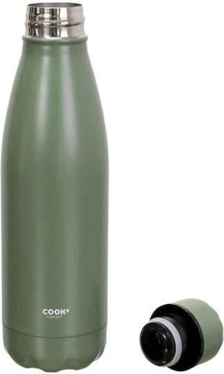 Μπουκάλι Θερμός Ανοξείδωτο 500ml Πράσινο