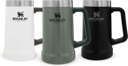 Stanley The Big Grip Ποτήρι Θερμός Ανοξείδωτο BPA Free 700ml Πράσινο με Λαβή