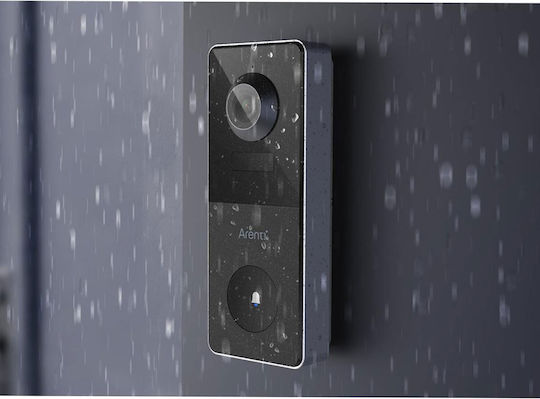 Arenti Wireless Doorbell Wi-Fi Compatible with Alexa Black