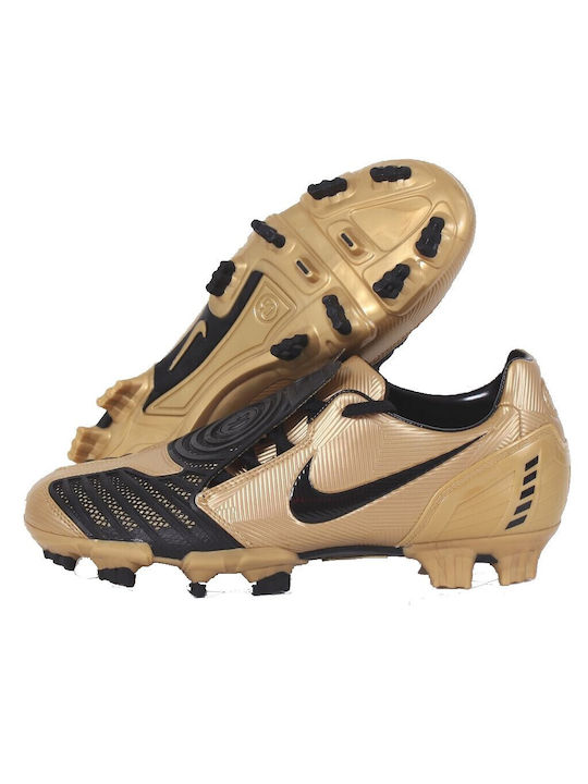 Nike Total90 Strike II Low Football Shoes FG with Cleats Gray
