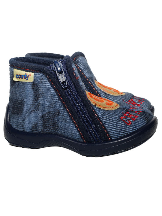 Comfy Slippers BO716 for Boys Blue