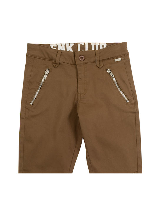 Funky Boys Fabric Trouser Brown