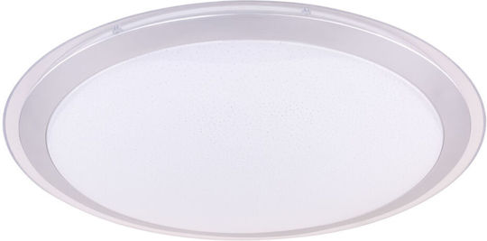 Globo Lighting Inteligent Plafonieră de Tavan 53buc Albă cu LED Integrat și Telecomandă