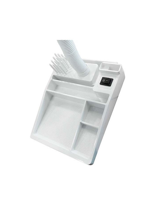 Fos me Office Lamp with Flexible Arm for Socket E27 in White Color