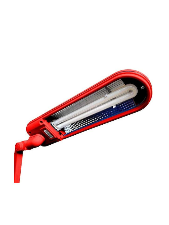 Fos me Office Lamp with Foldable Arm in Red Color