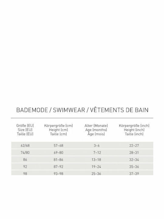Laessig Toucan Kids Swimwear Swim Diaper White