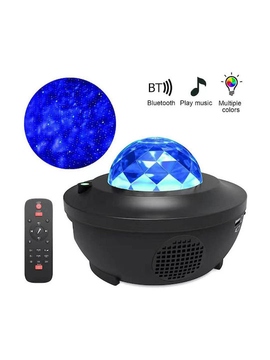 Music Player Usb Bluetooth Lustră Decorativă Lumină de petrecere Negru