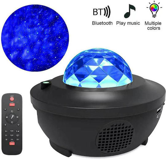 Music Player Usb Bluetooth Decorative Lamp Party Light Black