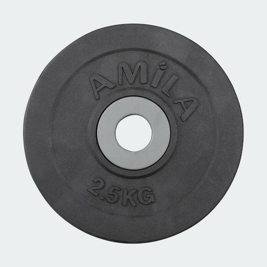 AMILA Δίσκος Λαστιχένιος 1 x 2.5kg Φ28mm