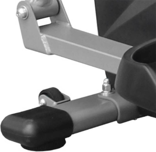 Sportop E-850P Magnetic Electric Cross Trainer with Plate Weight 8kg for Maximum Weight 125kg