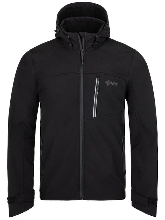 Ravio-M Χειμωνιάτικο Μπουφάν Softshell Αδιάβροχο και Αντιανεμικό Μαύρο