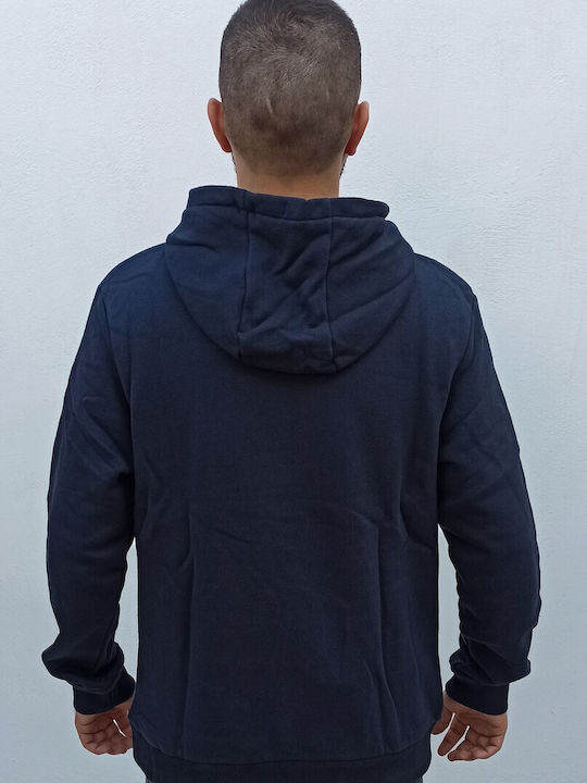 Nautica Men's Sweatshirt with Hood and Pockets Navy Blue