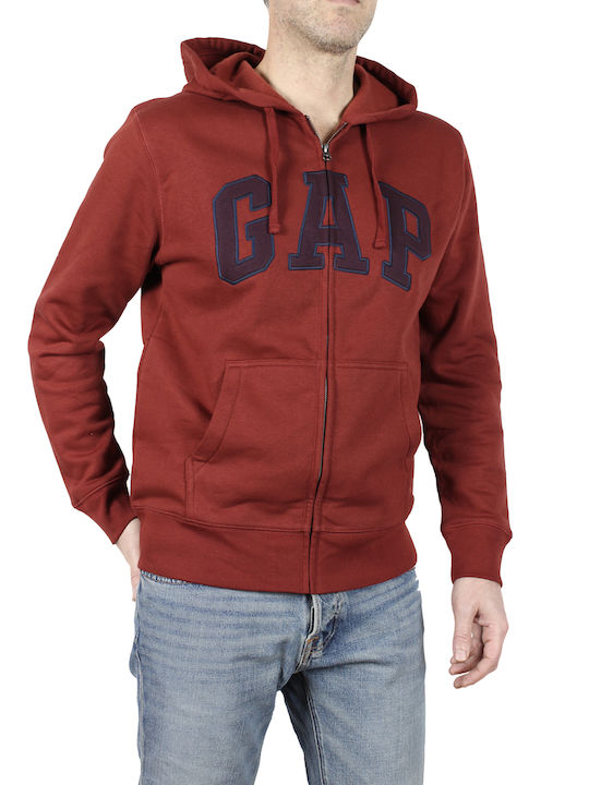 Sweatshirt with Hood Brown