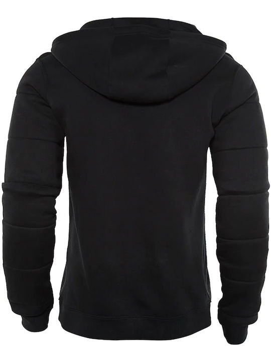 Nike Sportswear Hoodie Herren Sweatshirt Jacke mit Kapuze und Taschen Schwarz