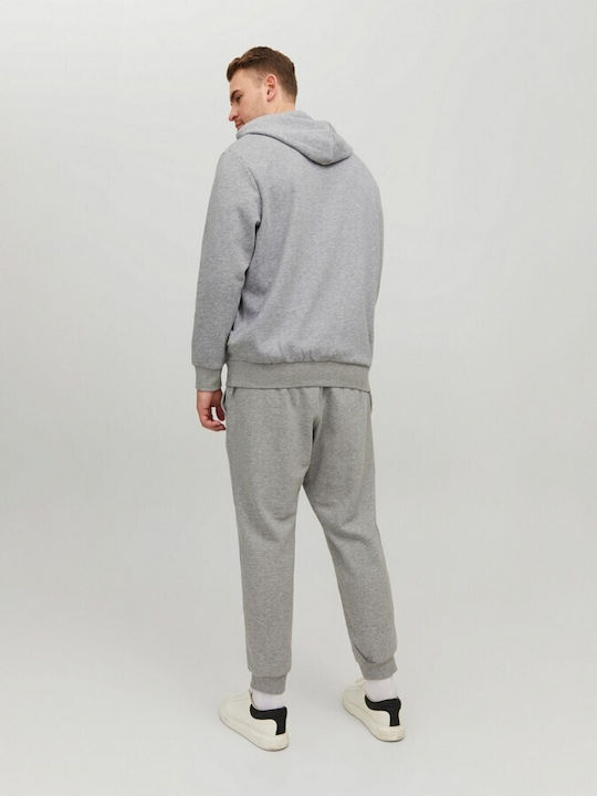 Jack & Jones Men's Sweatshirt with Hood Gray