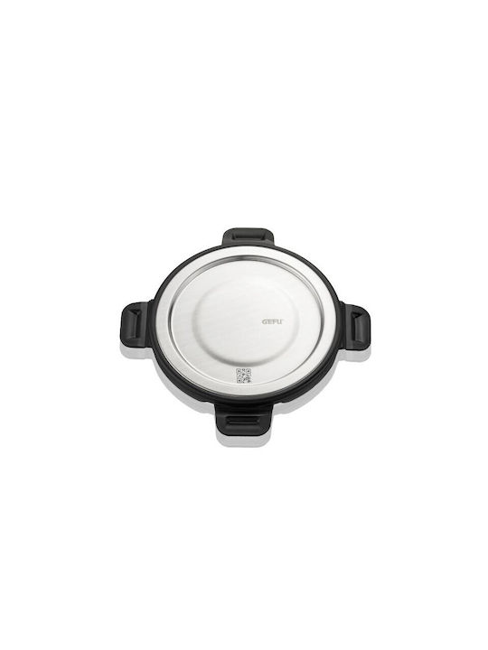 Gefu Milo Cutie pentru Mâncare Sticlă Argintiu Potrivit pentru Cuptor cu Microunde 400ml 1buc