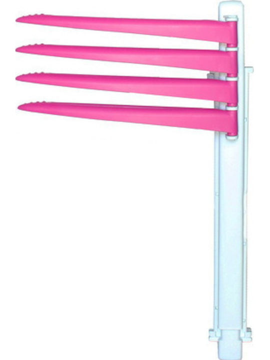 Bama Clothes Dryer for Radiator Plastic Folding Hanging Balcony Railings with Hanging Length 52m