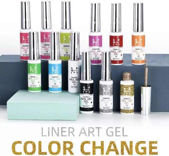 Nail Art Gel Νυχιών Πολύχρωμο