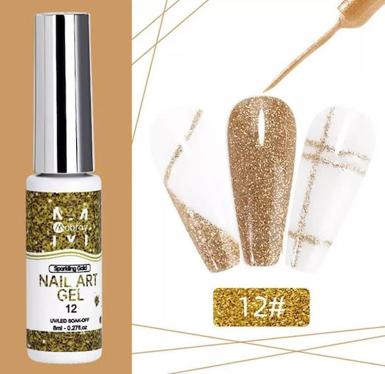 Nail Art Gel Νυχιών Πολύχρωμο