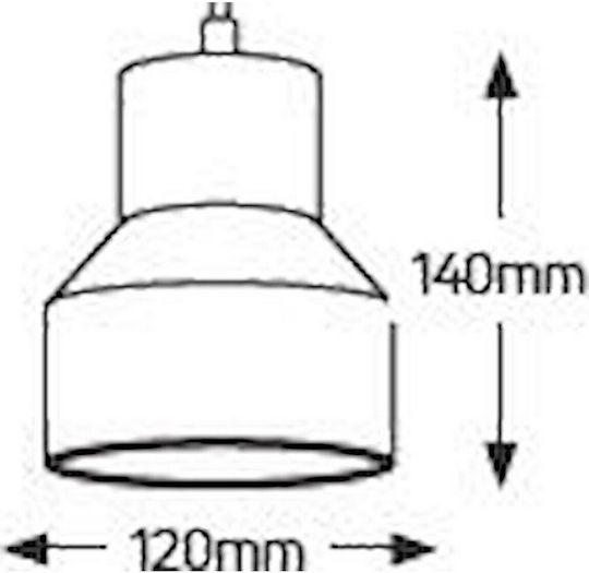 Geyer Κρεμαστό Φωτιστικό Γκρι 120x140εκ. Geyer Κρεμαστό Φωτιστικό Γκρι 120x140εκ.