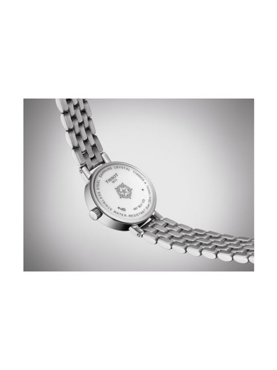 Tissot Women's Watch 20mm Battery with Silver Stainless Steel Bracelet