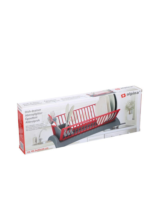 Alpina Appliances Отцедник За Мивка От Пластмаса Сив 46.5x26x14см