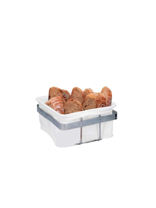 Alpina Appliances Bread Basket Fabric White 20x20x12cm