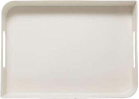 5Five Plastic Dreptunghiular Tavă de Servire cu Mânere în Culoare Alb 45x30x5cm AT000633 1buc 5Five Plastic Dreptunghiular Tavă de Servire cu Mânere în Culoare Alb 45x30x5cm AT000633 1buc