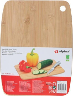 Alpina Schneidebrett Bambus Braun 30x23cm 1Stück