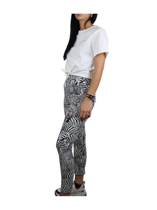 Women's Summer Crop Top Cotton Short Sleeve White