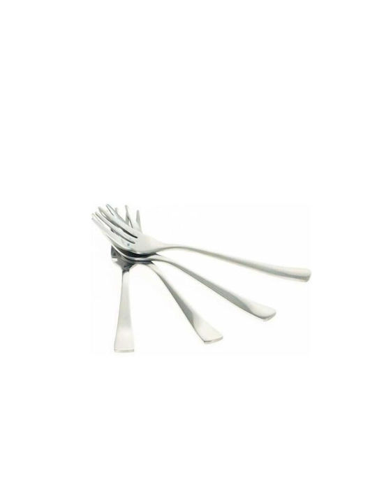 Alpina Inox Fruit/Dessert Fork Set Silver 15cm 4pcs