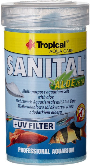 Tropical Sanital + Aloevera Aquarium Water Treatment 100ml 0.120kg