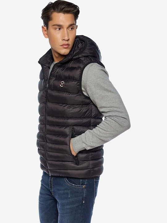 Αμάνικο Μπουφάν Puffer Μαύρο