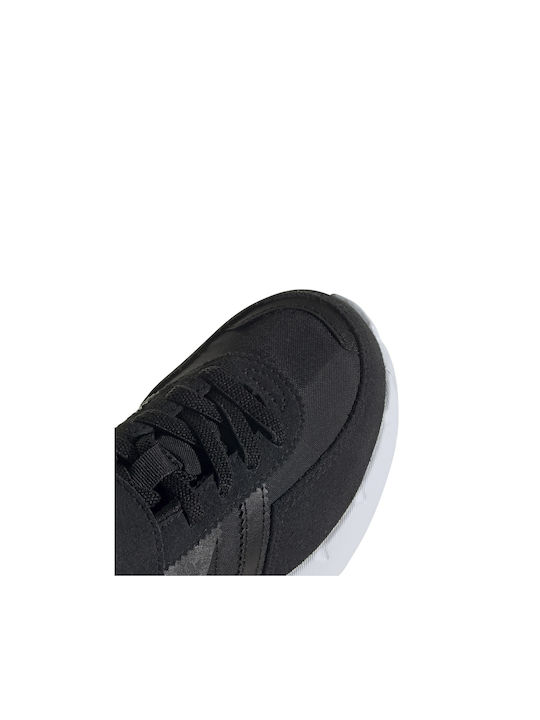 Retropy F2 Kids Sports Shoes Running with Hoop & Loop Closure Black