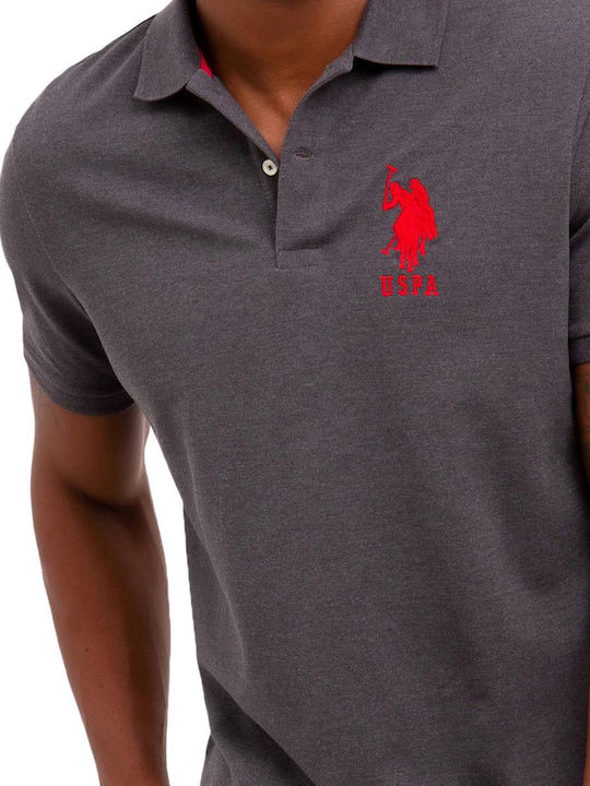 U.S. Polo Assn. Herren Kurzarmshirt Polo Gray