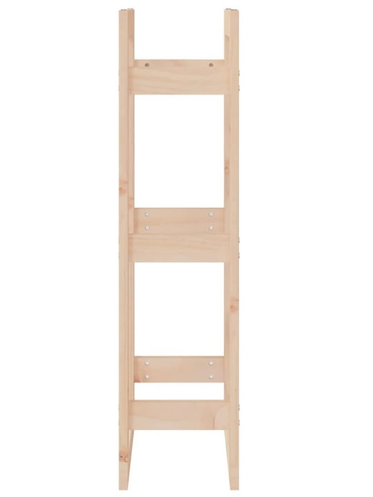 vidaXL Hölzernes Regal Holzlagerung 41x25x100cm