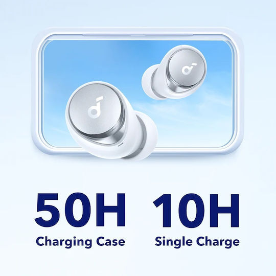 Soundcore by Anker Space A40 In-ear Bluetooth Handsfree Earphones with Charging Case White