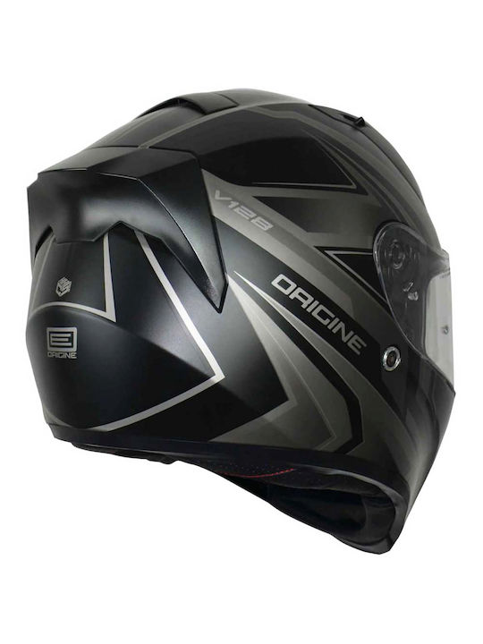 Origine Strada V128 Gravieter Full Face με Sun Visor ECE 22.05 Matt Black
