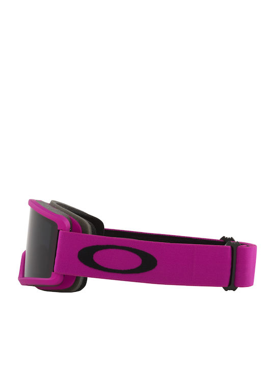 Oakley Target Line S Ski- & Snowboardbrille Erwachsene Lila mit Linse Getönt in Lila Farbe